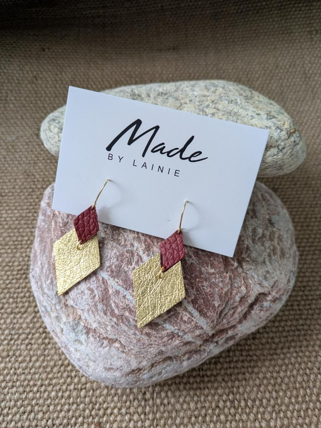 Argyle Drop Earrings