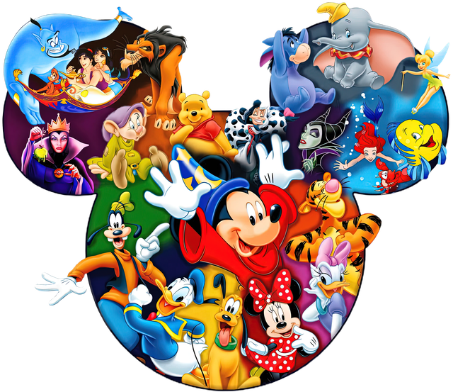 Disney Heart All Characters DTF  
