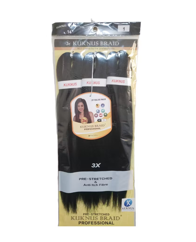 Kuknus Braid 3X Pre-Stretched 16" 1