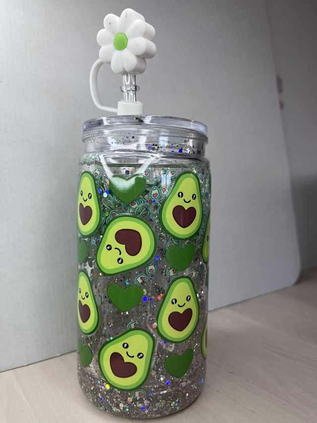 CENETTE GOBELET BOULE A PAILLETTE   AVOCAT 