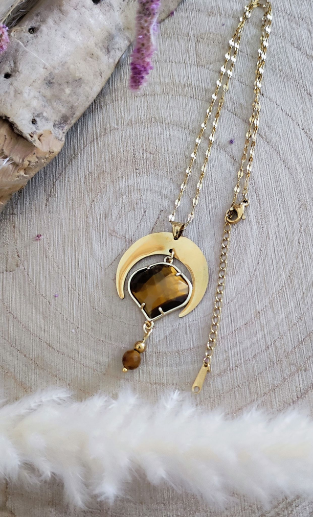 Collier "Astral" Oeil de tigre