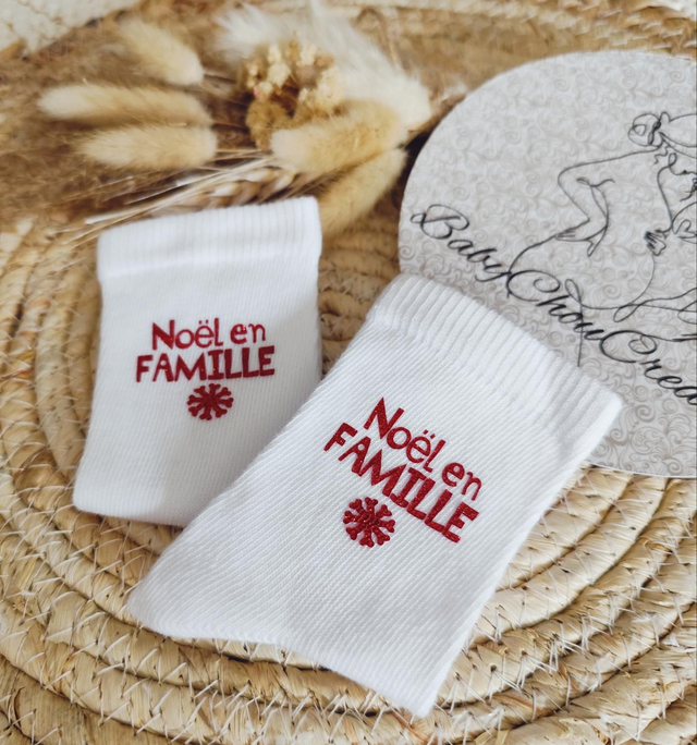 Chaussettes Noël en Famille