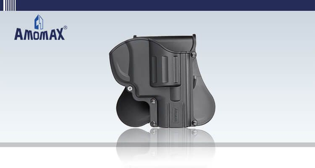 Amomax S&amp;W Revolver Holster - Black
