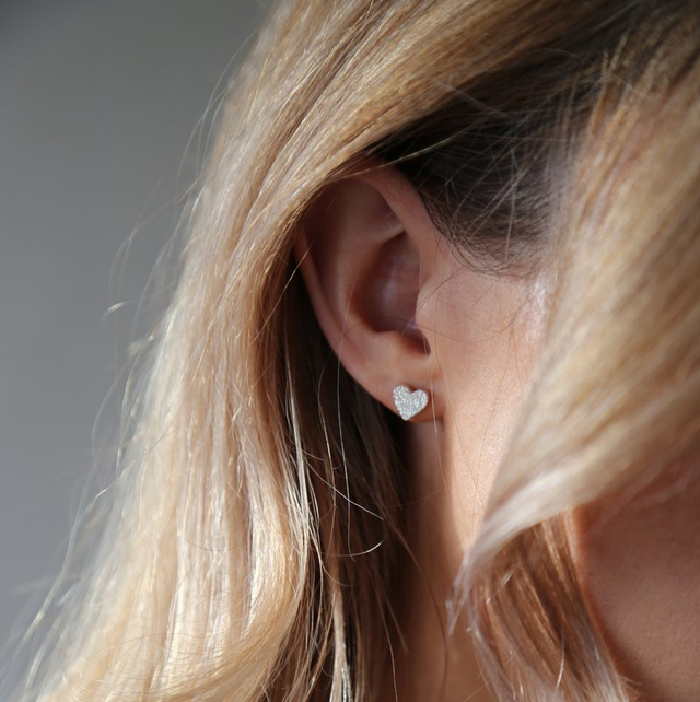 Tutti & Co Admire silver studs