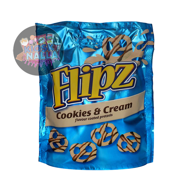 Flipz Cookies & Cream 120g Brezeln mit cremiger Glasur