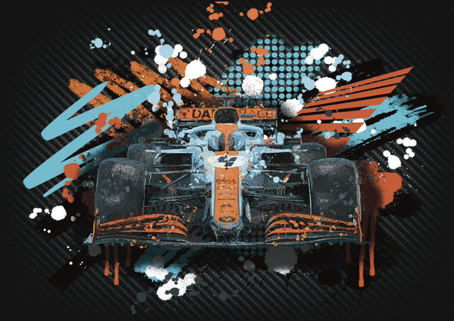 McLaren Gulf F1 car Lando Norris 4