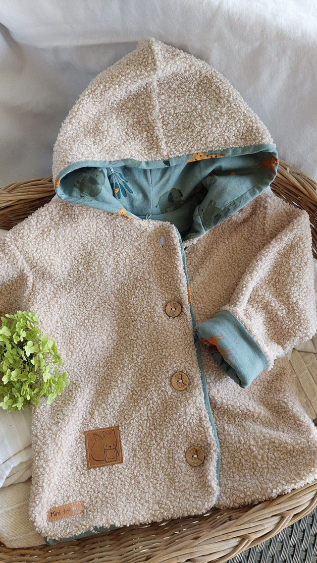 Veste bouclettes 86/92 