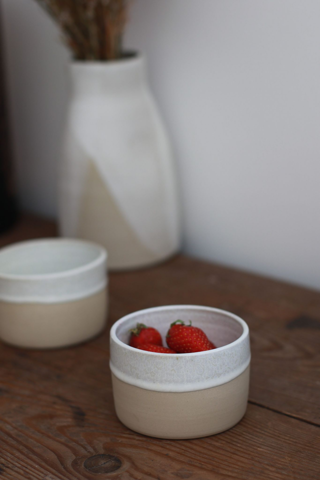 Le ramequin blanc flocon