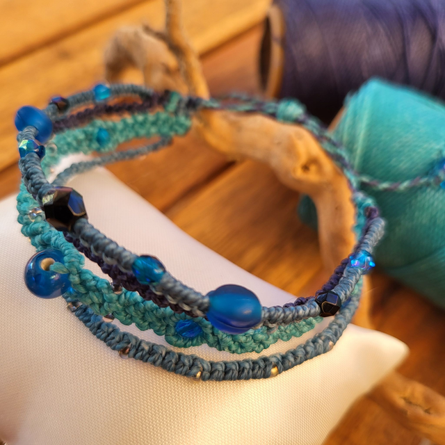 Bracelet Harmonie bleue