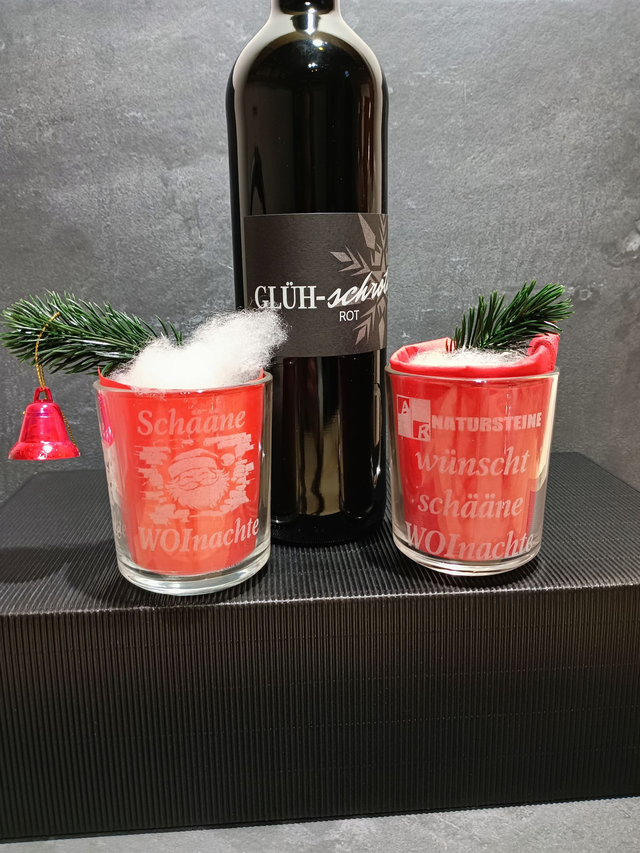 Glastasse KLEIN incl. Lasergravur