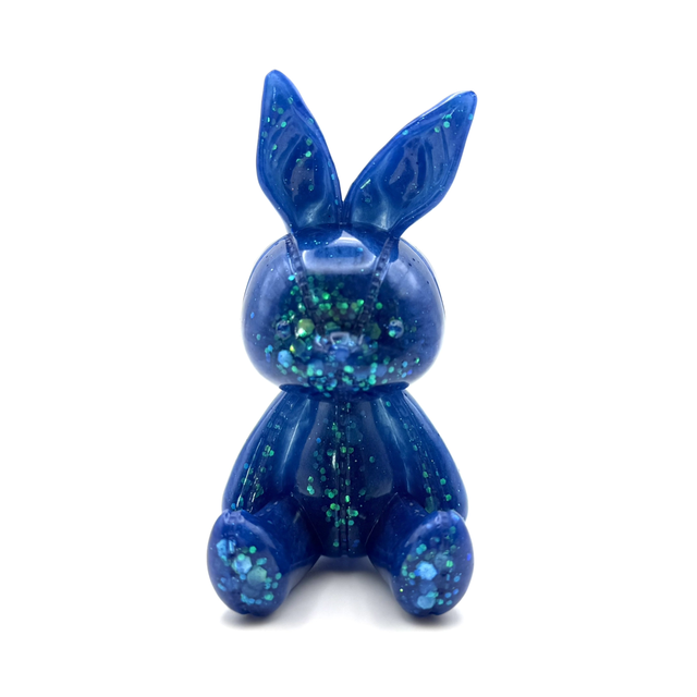 Lapinou tout choupinou bleu avec paillettes 