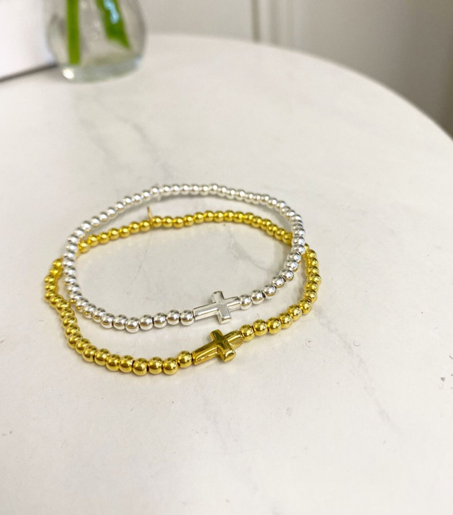 Gold Cross Sweetie Bracelet