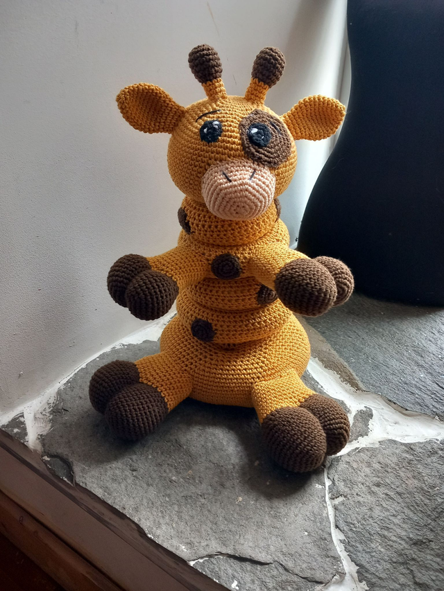 Jeu d anneaux girafe