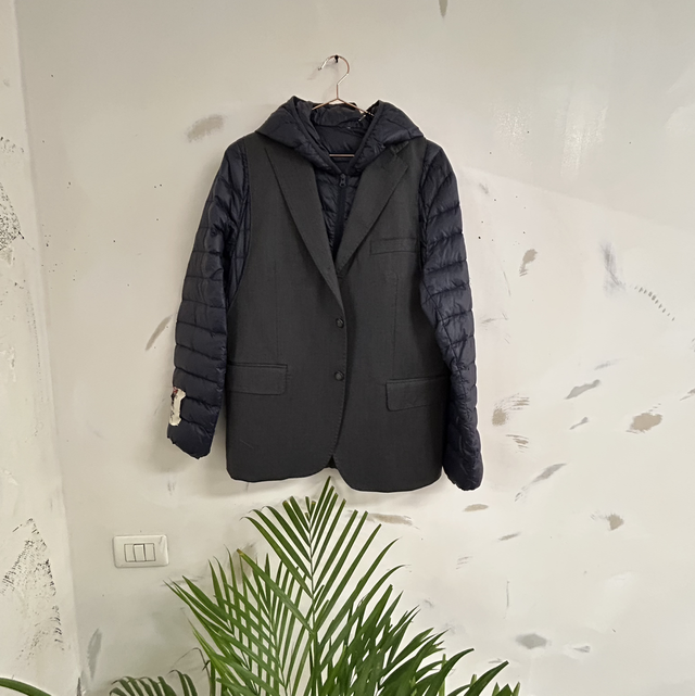 Reworked piumino 100 grammi con giacca elegante 