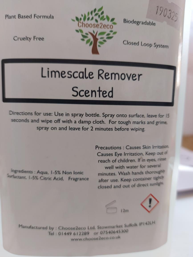Limescale remover