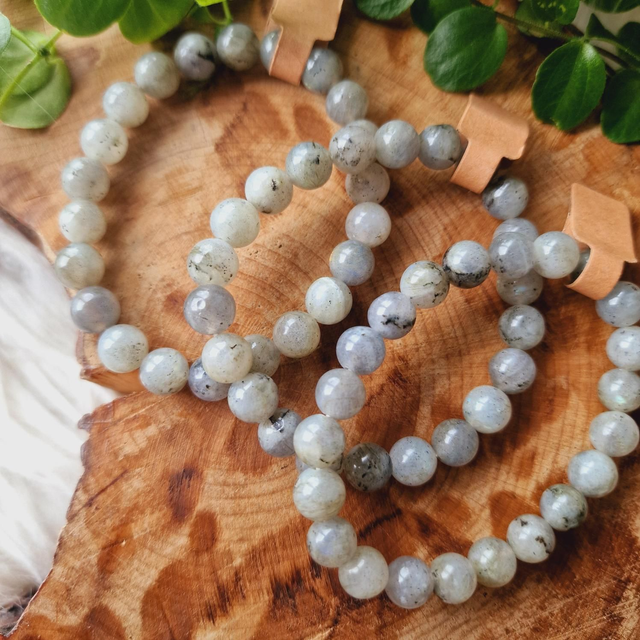 Labradorite Beaded Bracelet 