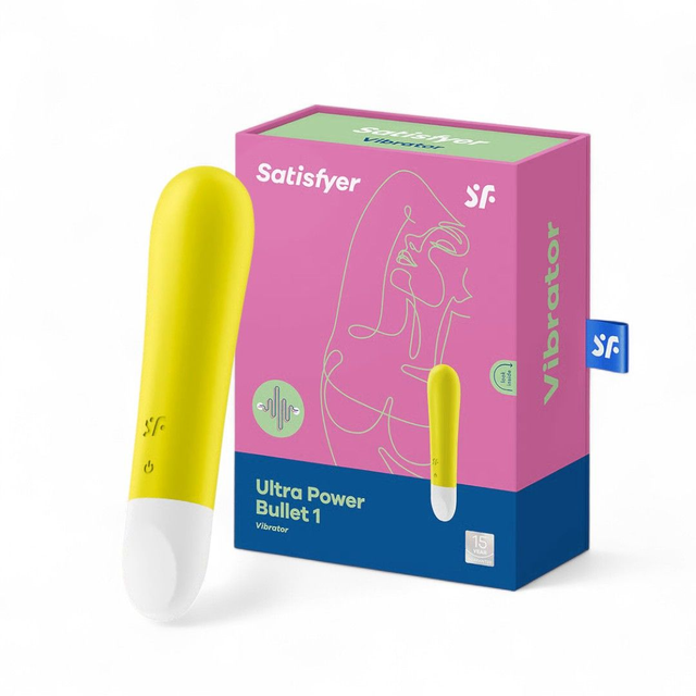 Satisfyer Bala Vibradora Ultra Power Bullet 1 Amarilla