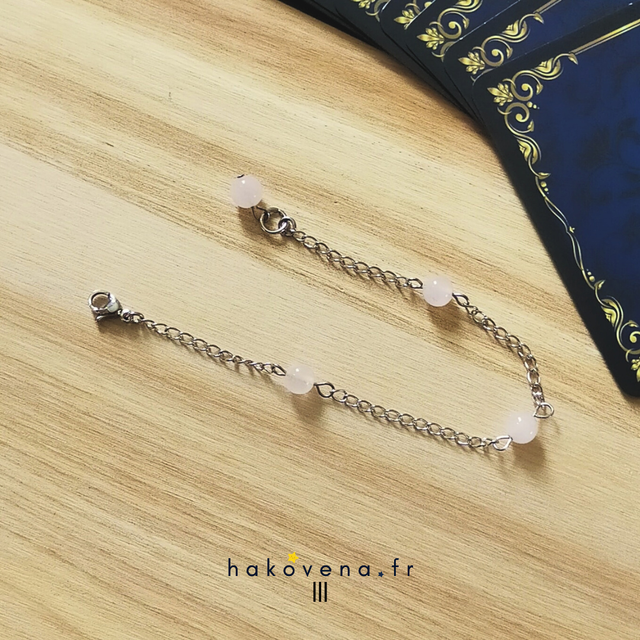 Chaînette pour pendule divinatoire en Quartz Rose - 0003CPD