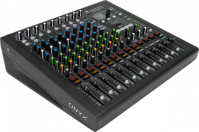  Mackie Onyx12 Mixer USB 12 canaux + effets 