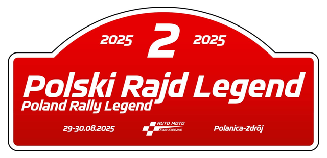 Naklejka duża - 2 Polski Rajd Legend  