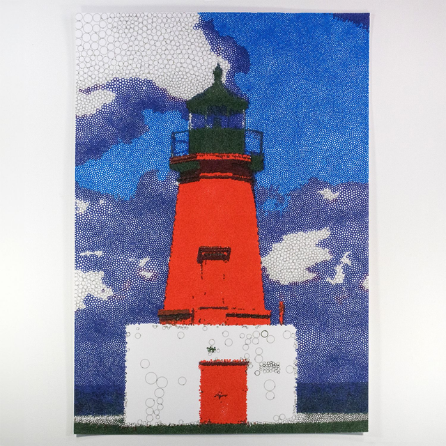 North Pier Lighthouse - Original Pen Plot