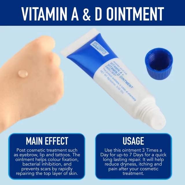 Vitamin A+D Ointment 10ml for Aftercare