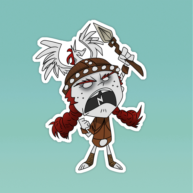 Don't Starve Wigfried Sticker