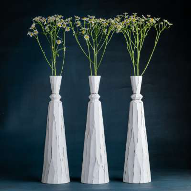 Klatt Objects CALIX S weiß / Kerzenhalter / Vase