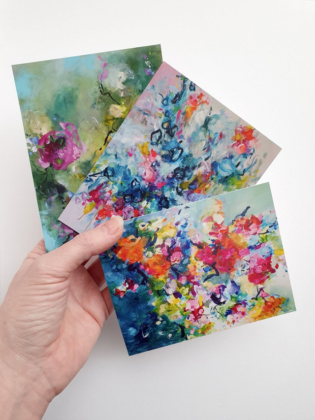 Losse kaart met envelop wit - Out of my mind