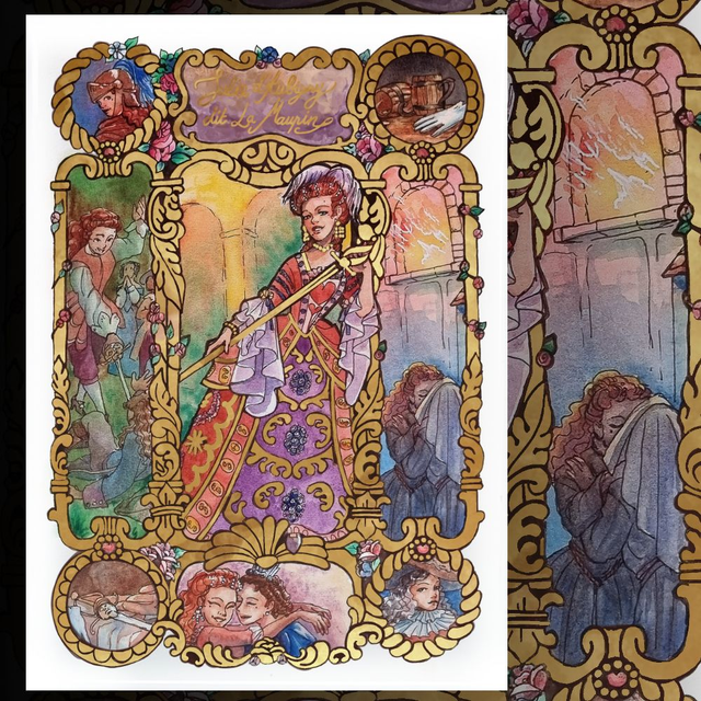 La Maupin - Carte Queer dorée