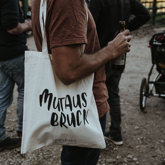 Mutausbruch Beutel, Baumwolltasche