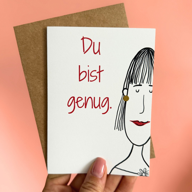 Miss D. Faltkarte inkl. Kuvert, No 3