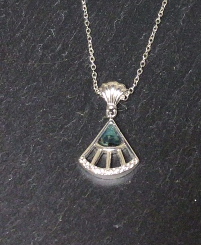 Jewellery Art Deco Fan Necklace 