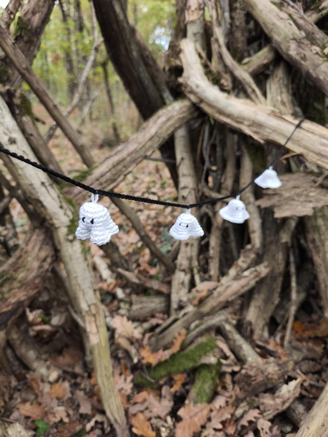 Guirlande fantômes phosphorescents 