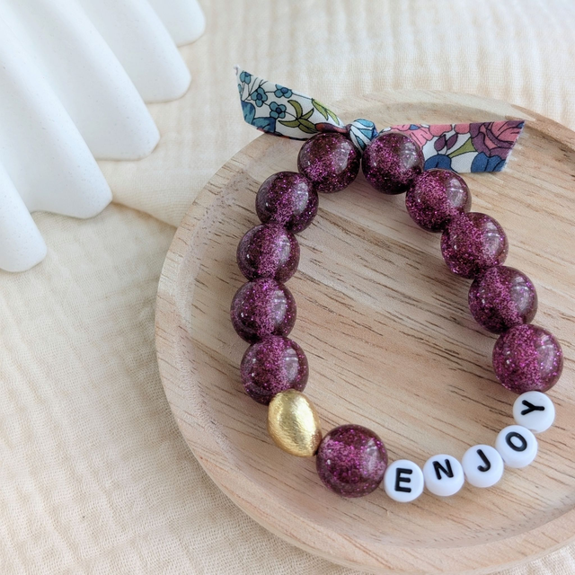 Bracelet Liberty Glowy Violet adulte