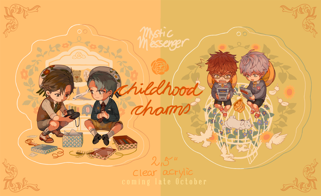 Mystic Messenger Childhood Charms