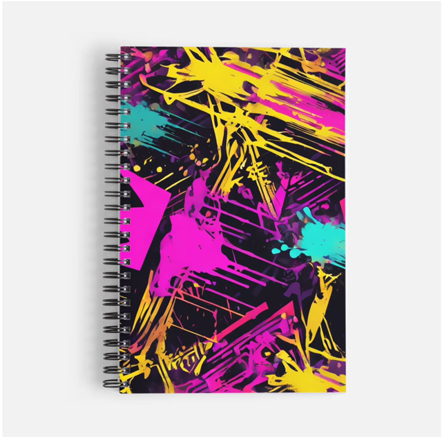 COLOUR SPLASH A5 NOTEBOOK