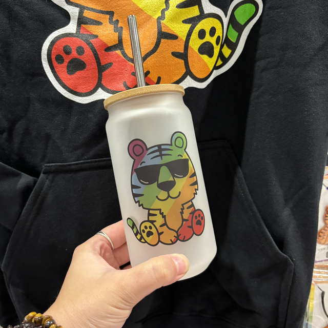 Priger Frosted Glass Tumbler