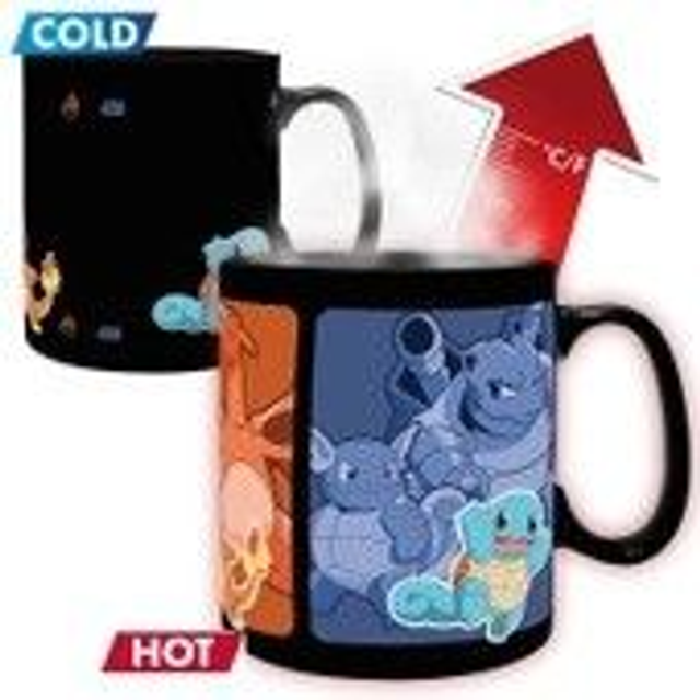 Pokemon: Kanto Starters Heat Change Mug