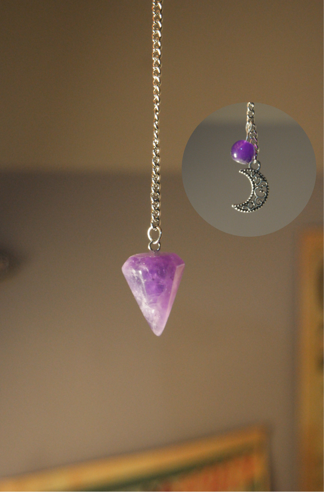 Pendule divinatoire améthyste