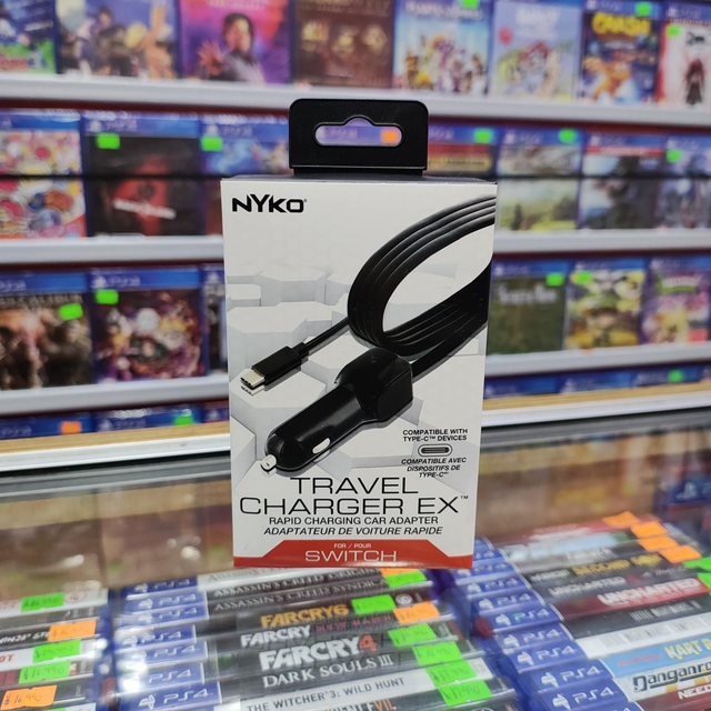 Cargador Auto Nintendo Switch 
