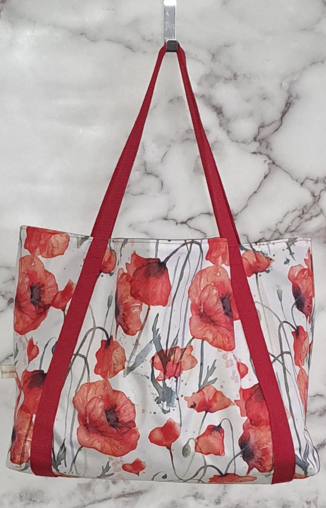 Sac Cabas Coquelicot