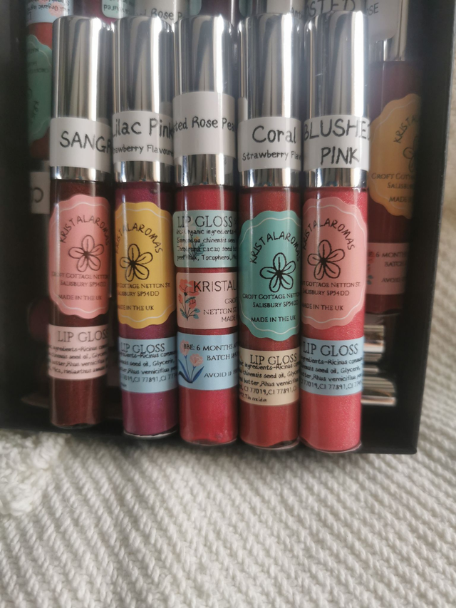 Lip glosses (organic)
