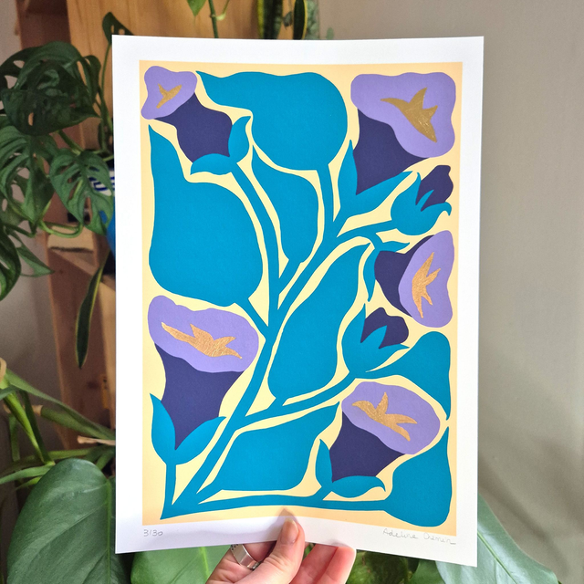 Print &quot;Plante grimpante dorée&quot;