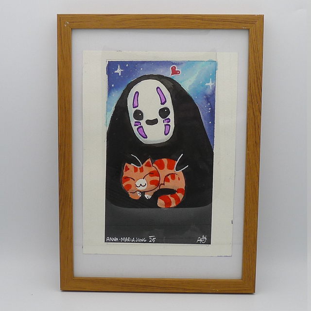 Original Art - NoFace+Kitty front - only one available 