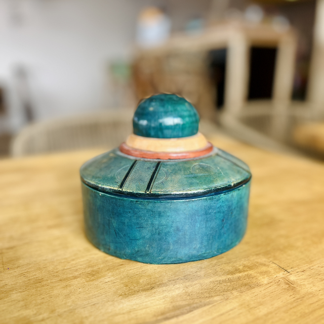 Boîte en cuir "Mako"