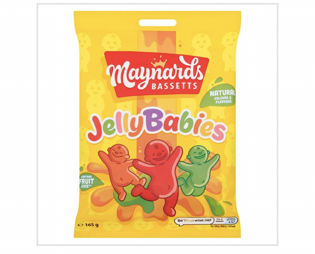 Maynards Bassetts Jelly Babies Sweets Bag 165g