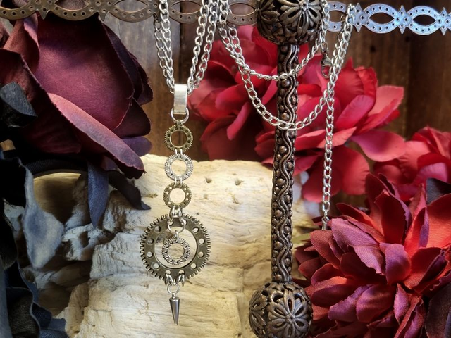 Collier "Rouages du Temps"