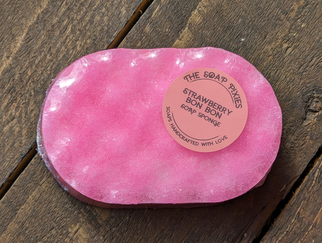 Strawberry Bon Bon Soap Sponge (150g)