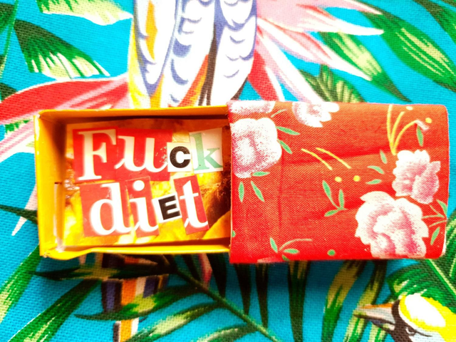 Mini boîte à message F**ck Diet